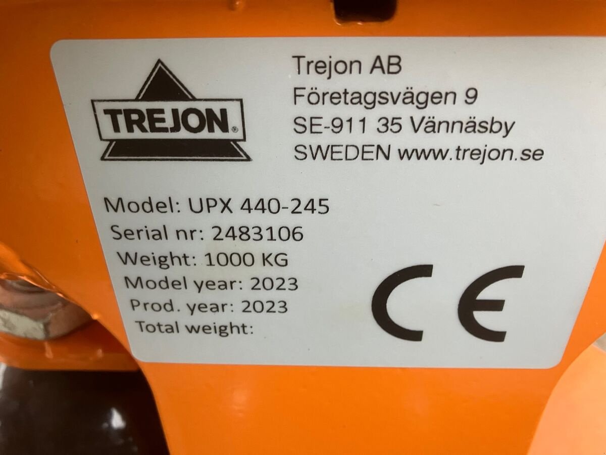 Schneeräumschild des Typs Trejon UPX 440-245, Vorführmaschine in Zwettl (Bild 11)