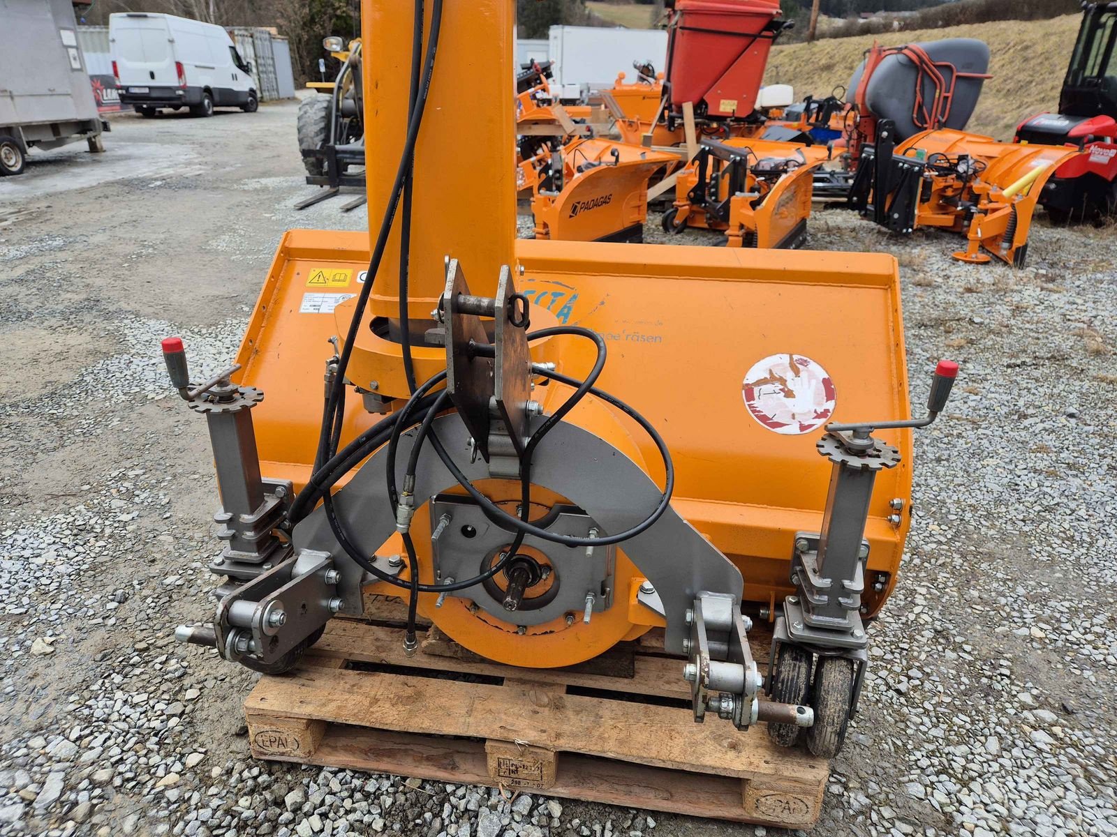 Schneeräumschild tip Westa SCHNEEFRÄSE 550 Holder Carraro Fendt Traktor Zau, Gebrauchtmaschine in Aigen-Schlägl (Poză 8)