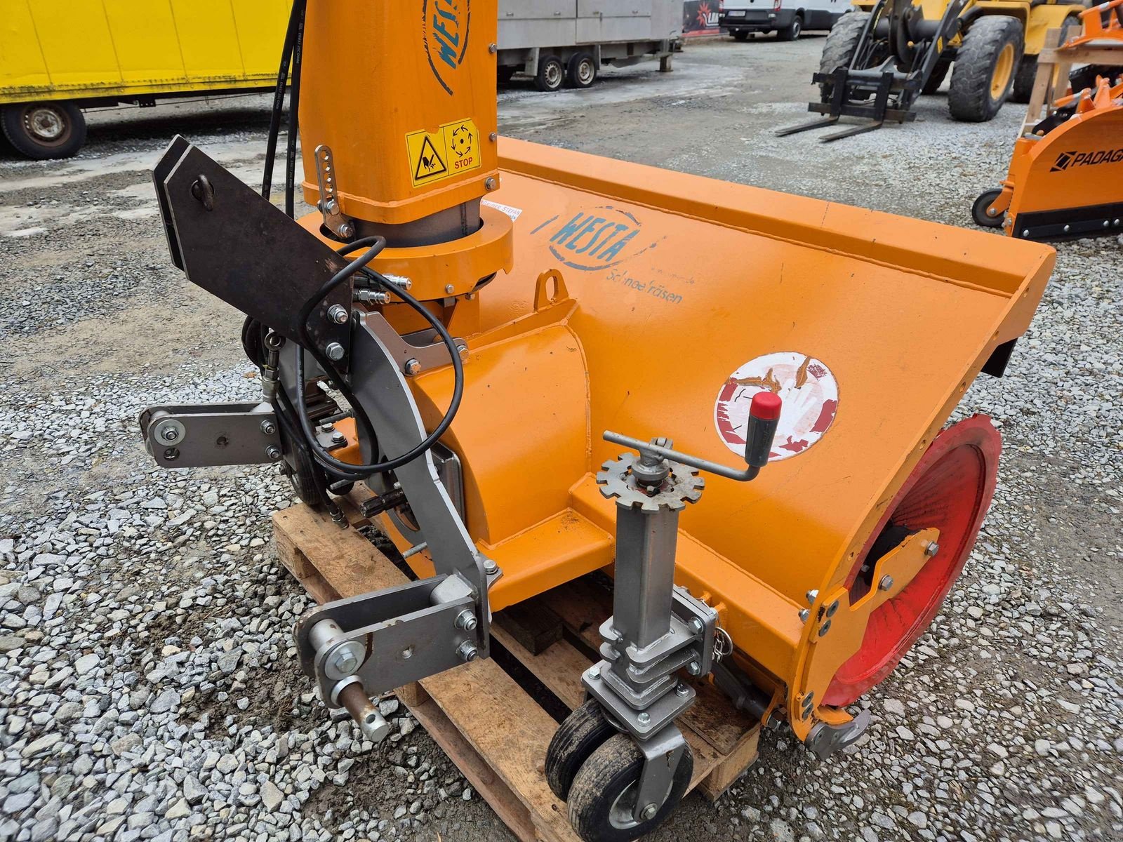 Schneeräumschild tip Westa SCHNEEFRÄSE 550 Holder Carraro Fendt Traktor Zau, Gebrauchtmaschine in Aigen-Schlägl (Poză 15)