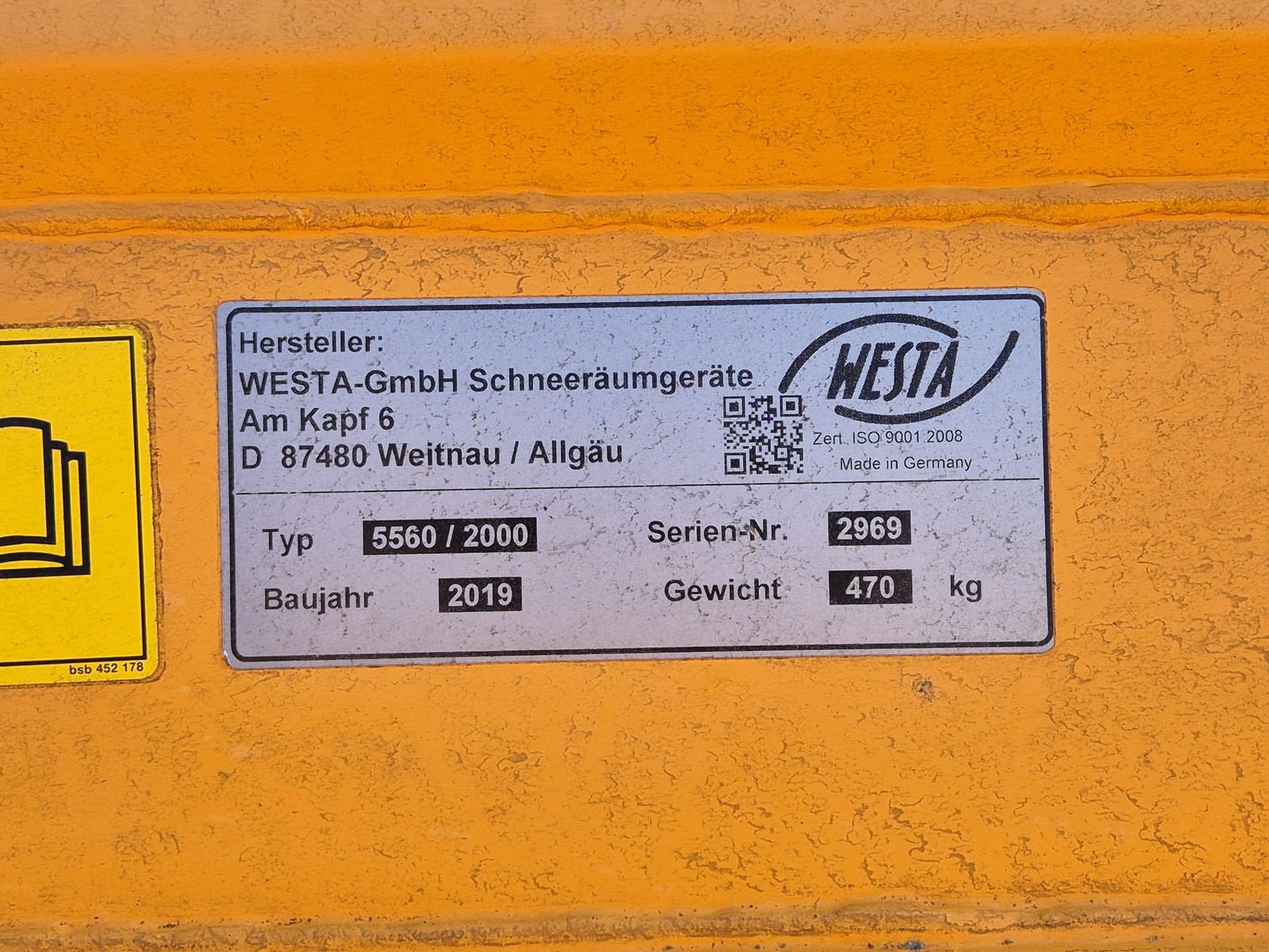 Schneeräumschild типа Westa SCHNEEFRÄSE 5560 Holder Carraro Pasquali Zaugg, Gebrauchtmaschine в Aigen-Schlägl (Фотография 9)