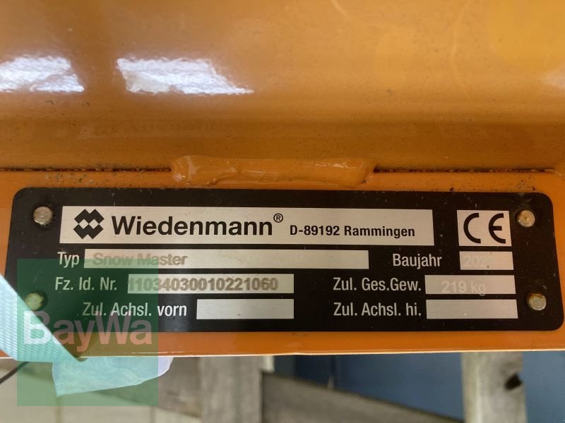 Schneeräumschild des Typs Wiedenmann SNOW MASTER 3403, Gebrauchtmaschine in Obertraubling (Bild 5)