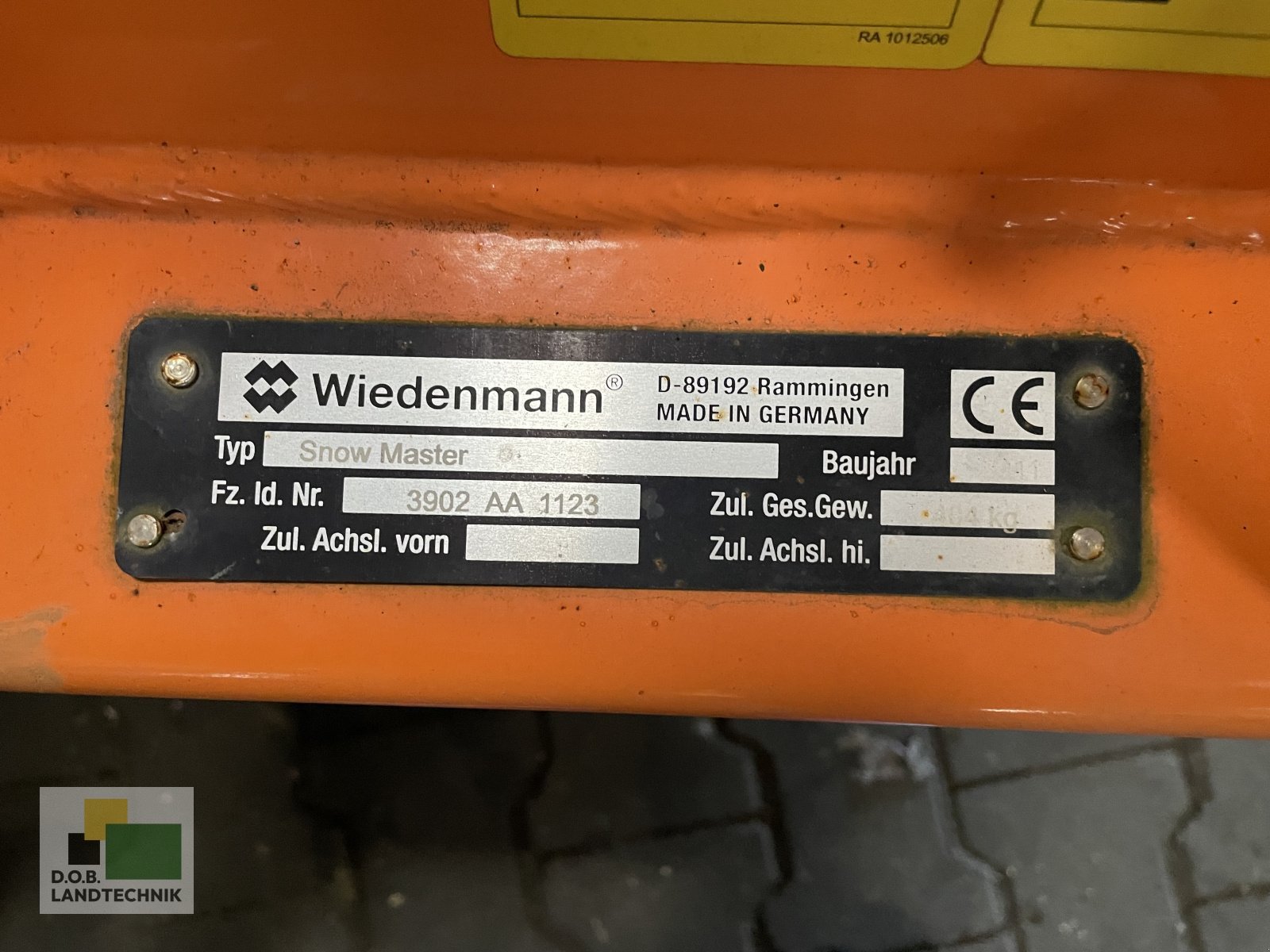 Schneeräumschild typu Wiedenmann Snow Master 3902, Gebrauchtmaschine w Regensburg (Zdjęcie 4)