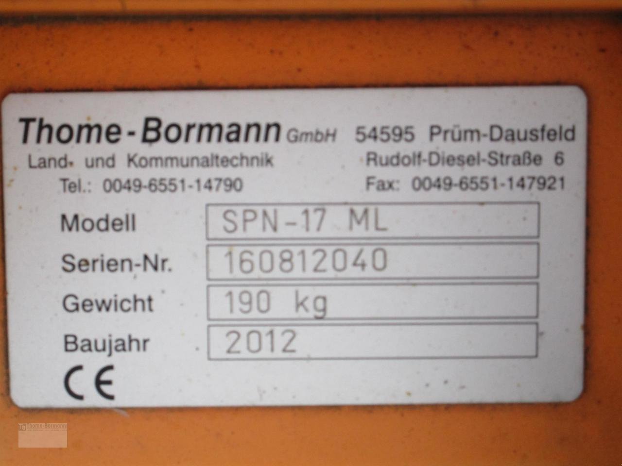 Schneeräumschild typu Wintec ML 170, Gebrauchtmaschine v Prüm (Obrázek 4)