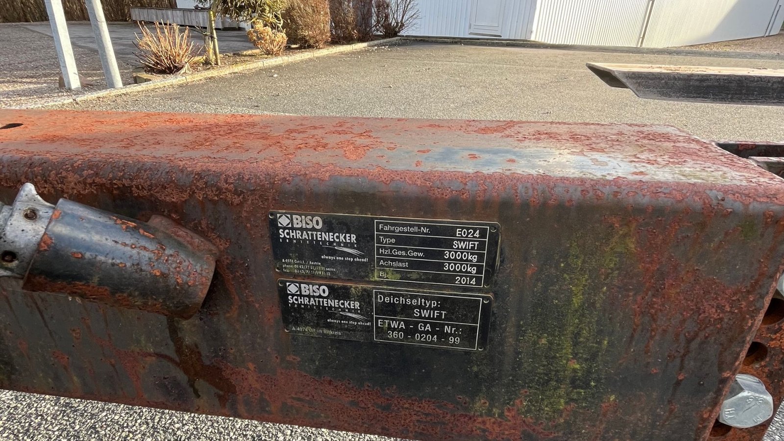 Schneidwerk от тип Biso Skærebordsvogn, Gebrauchtmaschine в Maribo (Снимка 4)