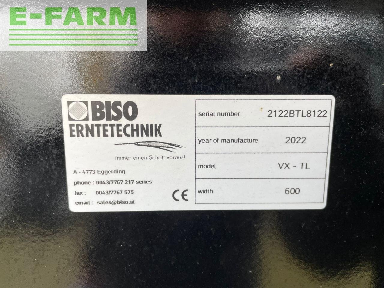 Schneidwerk des Typs Biso VX Crop Ranger Trendline light 600, Gebrauchtmaschine in Hamburg (Bild 11)