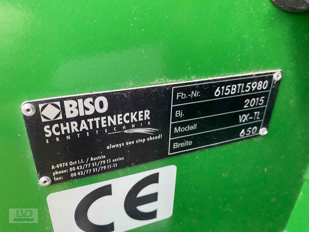 Schneidwerk типа Biso VX Crop Ranger Trendline Light 650, Gebrauchtmaschine в Barsinghausen OT Groß Munzel (Фотография 11)