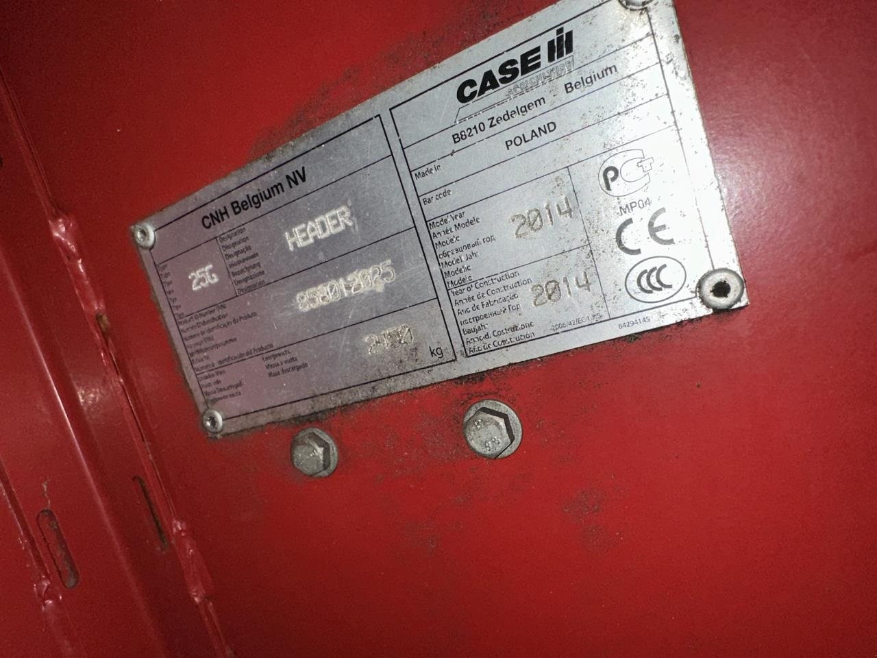 Schneidwerk Türe ait Case IH 25 F. VARIFEED, Gebrauchtmaschine içinde Hadsten (resim 4)