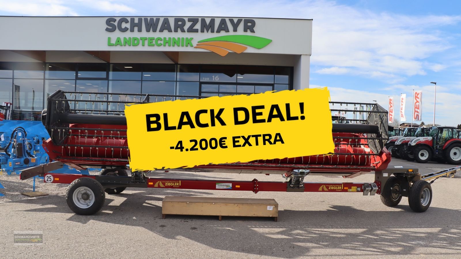 Schneidwerk typu Case IH 3050 STD 6,70, Neumaschine v Gampern (Obrázek 2)