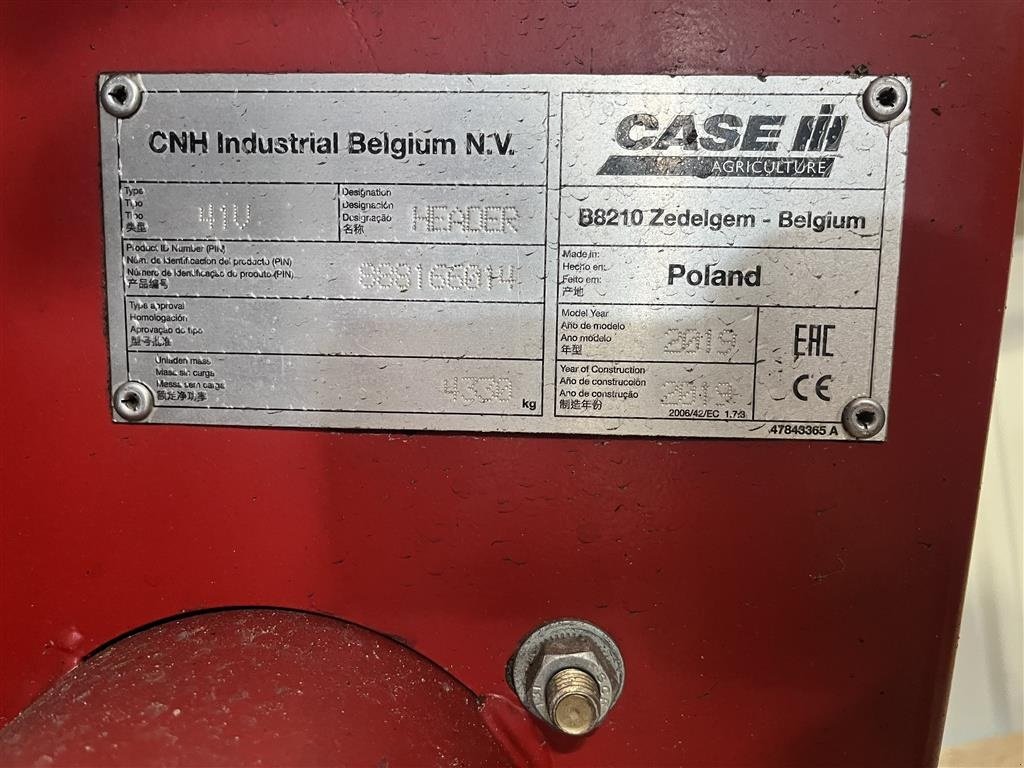 Schneidwerk du type Case IH 3050 Vario-Cut, 41 Fods skærebord., Gebrauchtmaschine en Spøttrup (Photo 8)