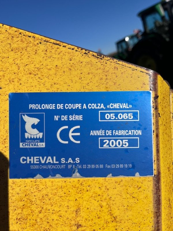 Schneidwerk of the type Cheval Liberte PROLONGE COLZA, Gebrauchtmaschine in VOUZIERS (Picture 2)