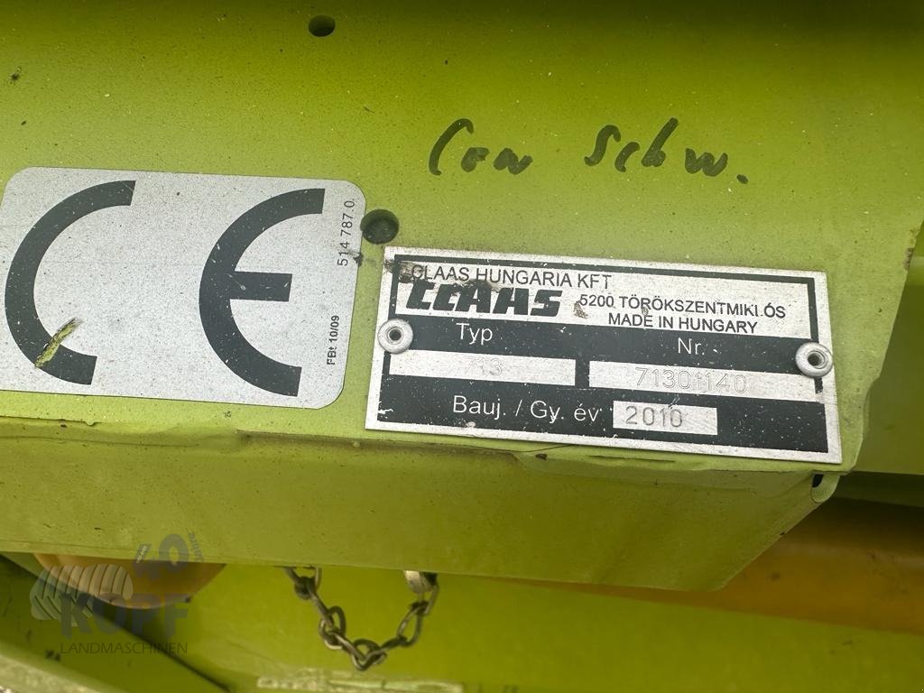 Schneidwerk del tipo CLAAS C 540, klappbar, Gebrauchtmaschine en Schutterzell (Imagen 19)