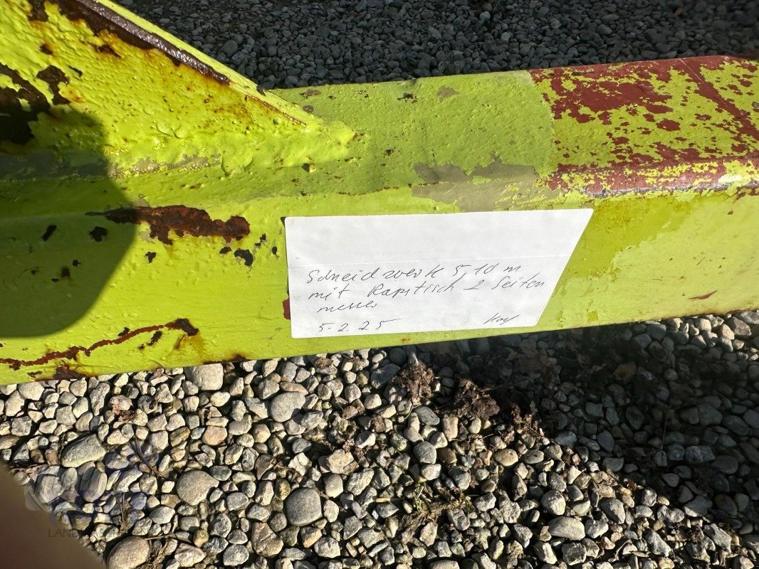 Schneidwerk vrste CLAAS Schenidwerk 5,10 m Rapstisch mit Wagen komplett, Gebrauchtmaschine v Schutterzell (Slika 17)