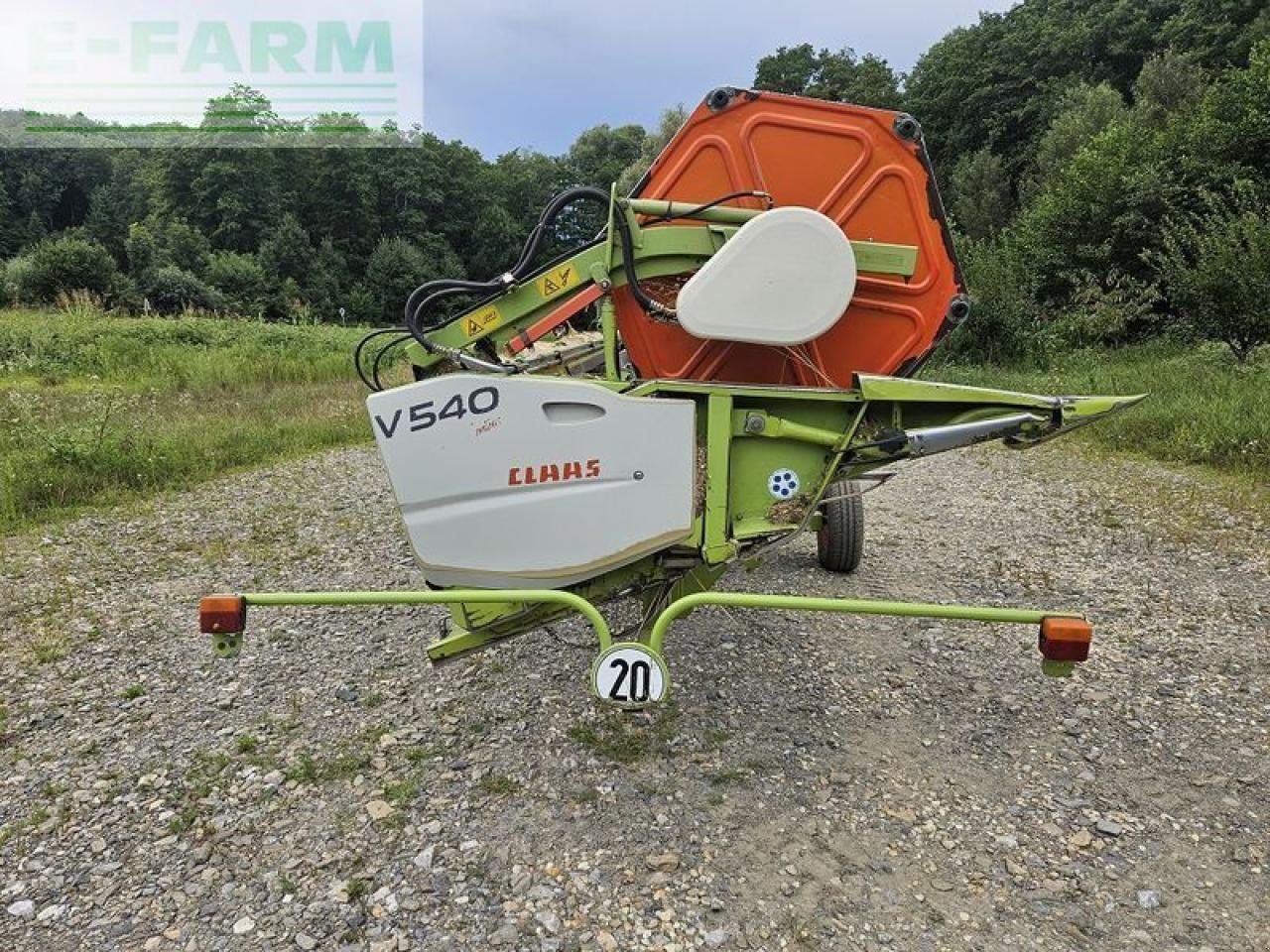 Schneidwerk des Typs CLAAS v540 vario + transportwagen, Gebrauchtmaschine in ILZ (Bild 7)