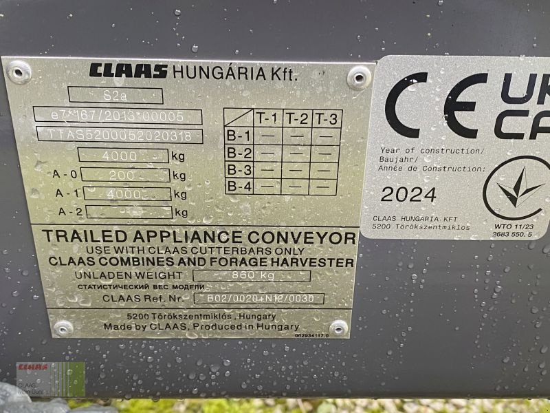 Schneidwerk des Typs CLAAS VARIO 560, Gebrauchtmaschine in Vohburg (Bild 10)