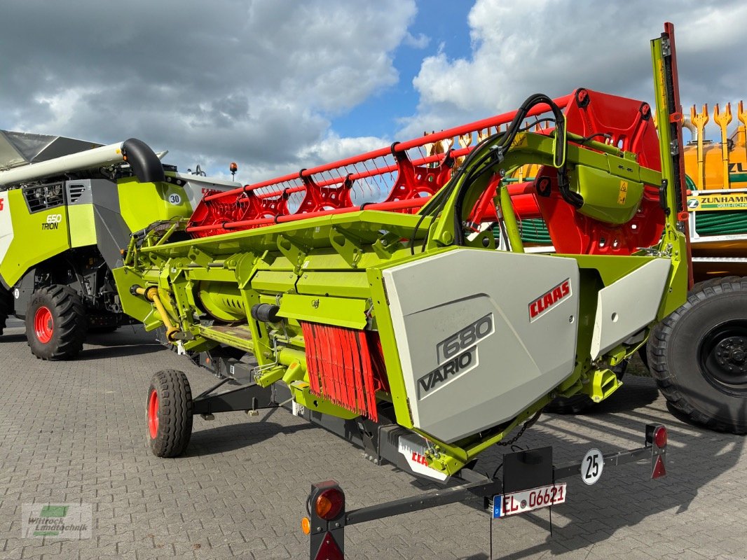 Schneidwerk des Typs CLAAS Vario 680, Gebrauchtmaschine in Rhede / Brual (Bild 4)