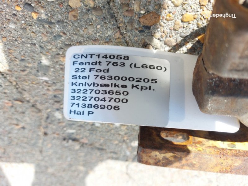 Schneidwerk typu Fendt 763, Gebrauchtmaschine v Hemmet (Obrázek 21)