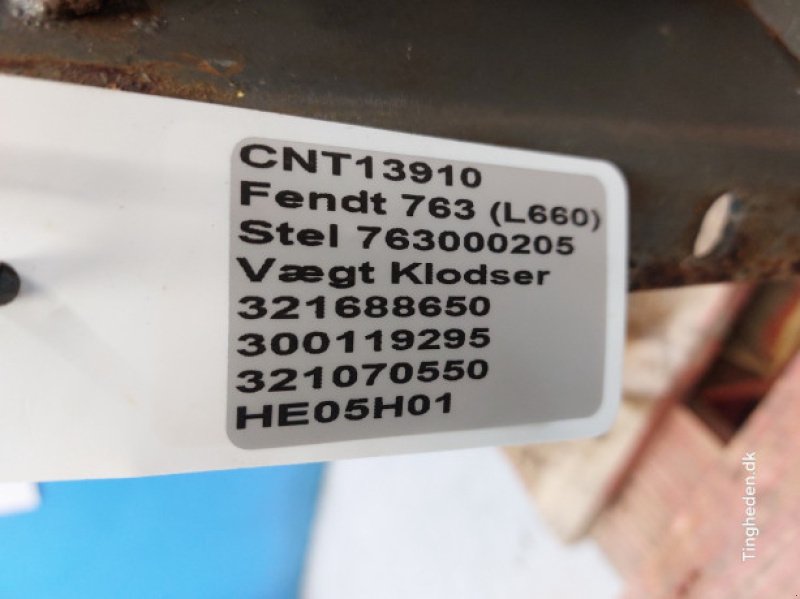 Schneidwerk typu Fendt 763, Gebrauchtmaschine v Hemmet (Obrázek 13)