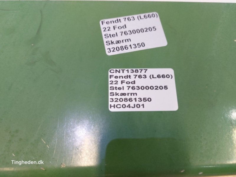 Schneidwerk typu Fendt 763, Gebrauchtmaschine v Hemmet (Obrázek 16)