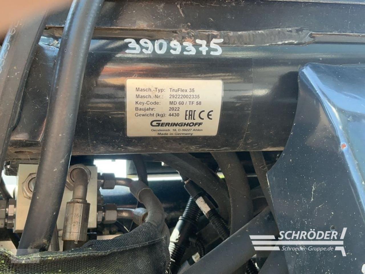 Schneidwerk des Typs Geringhoff 10,65M BANDSCHNEIDWERK TRUFLEX 35 +WAGEN, Gebrauchtmaschine in Friedland (Bild 21)
