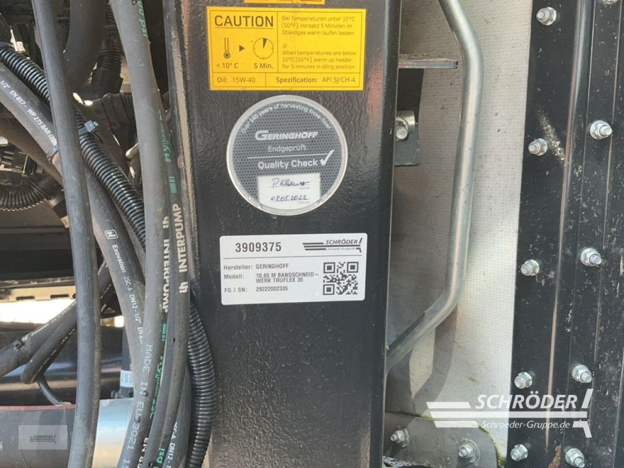 Schneidwerk des Typs Geringhoff 10,65M BANDSCHNEIDWERK TRUFLEX 35 +WAGEN, Gebrauchtmaschine in Friedland (Bild 22)