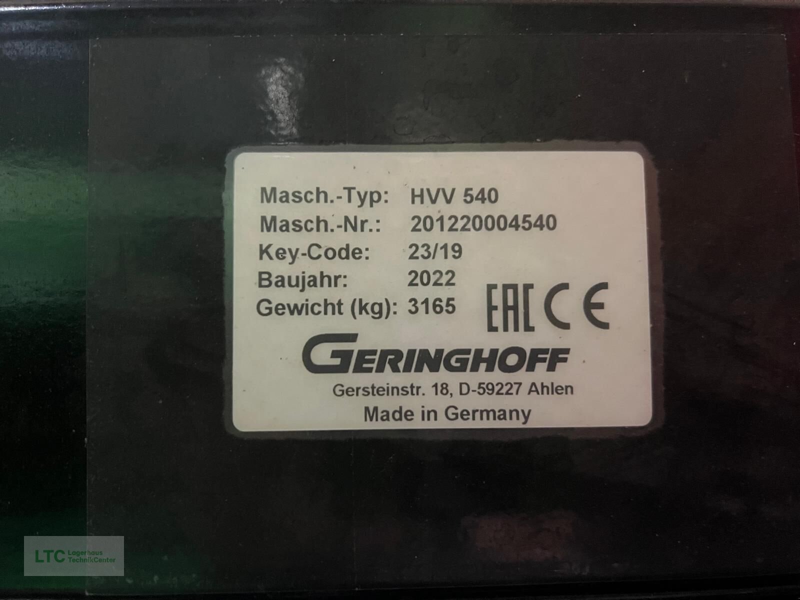 Schneidwerk of the type Geringhoff HVV 540, Gebrauchtmaschine in Korneuburg (Picture 11)