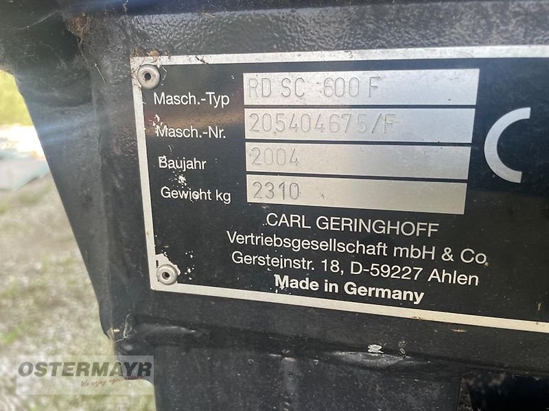 Schneidwerk tipa Geringhoff RDS 600 F, Gebrauchtmaschine u Rohr i .NB (Slika 8)