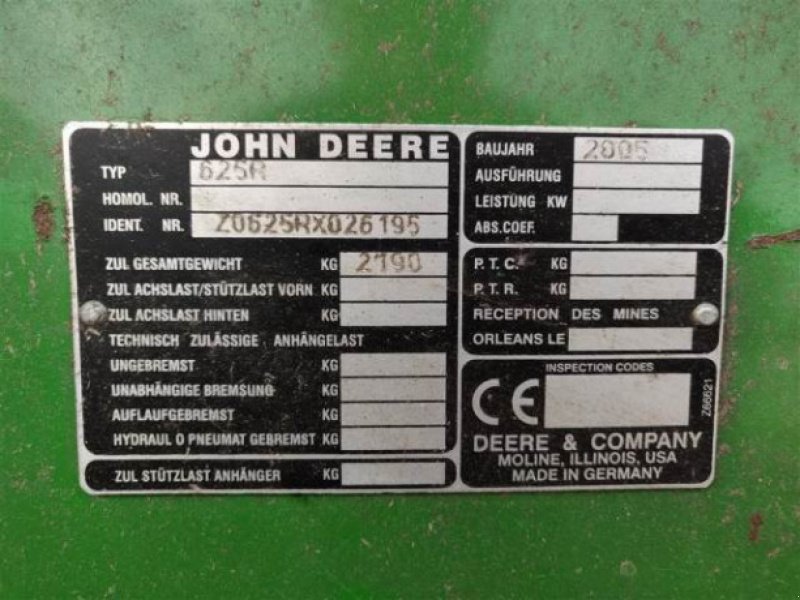 Schneidwerk des Typs John Deere 25", Gebrauchtmaschine in Hemmet (Bild 5)