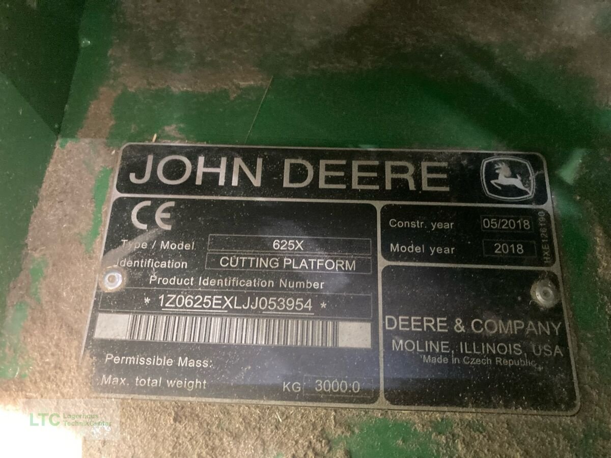 Schneidwerk typu John Deere 625X, Gebrauchtmaschine w Eggendorf (Zdjęcie 20)