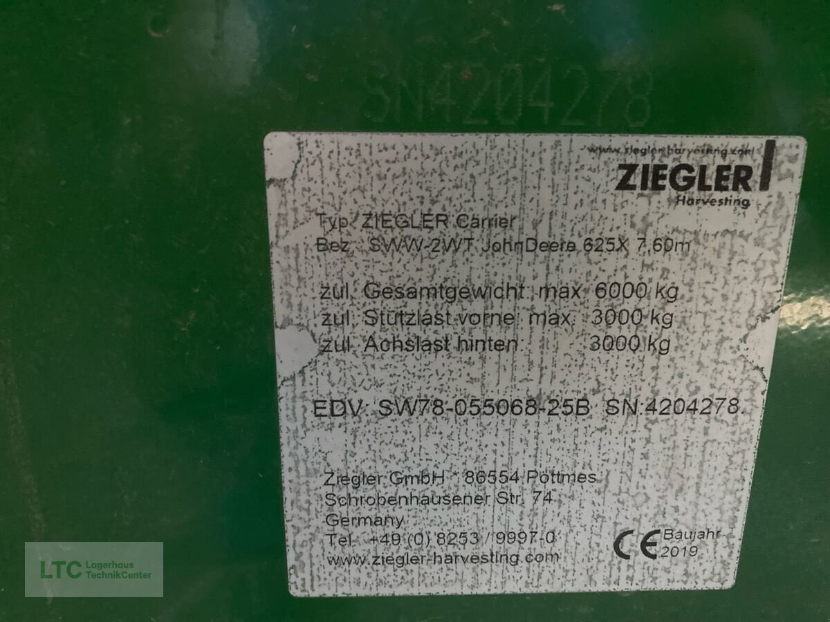 Schneidwerk typu John Deere 625X, Gebrauchtmaschine w Eggendorf (Zdjęcie 14)