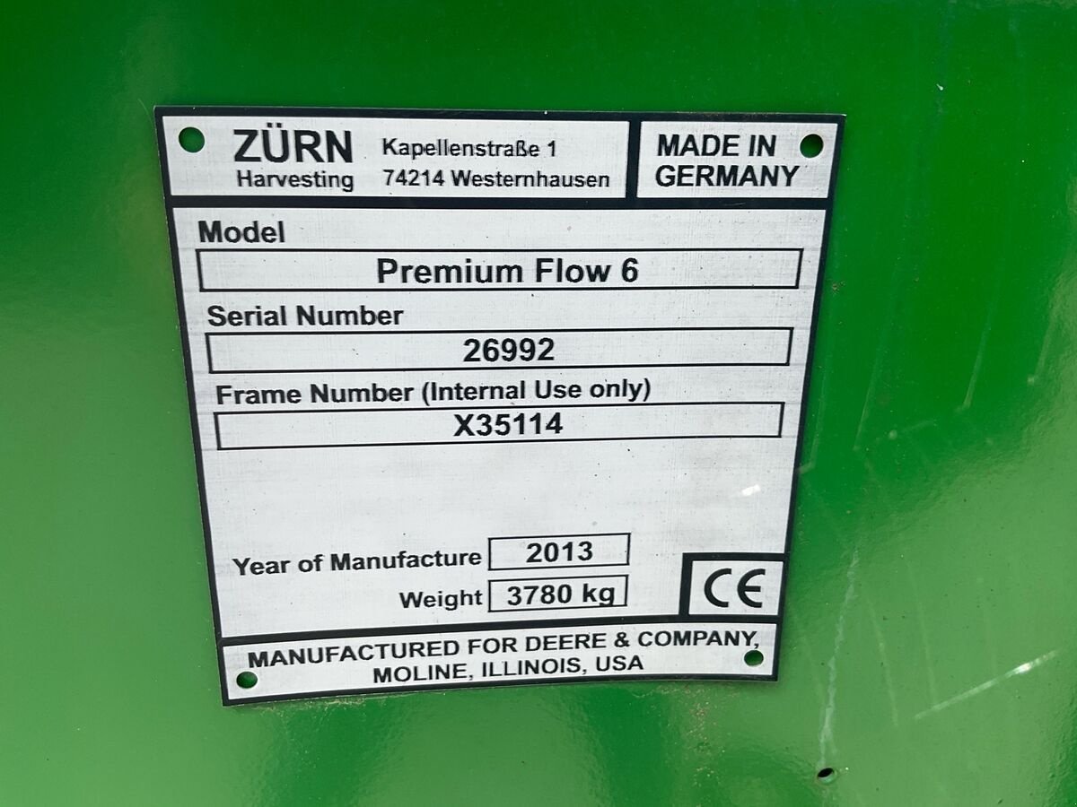 Schneidwerk des Typs John Deere 630 Premium Flow, Gebrauchtmaschine in Zwettl (Bild 16)