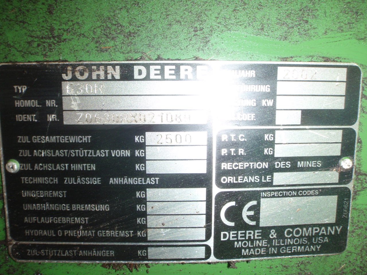 Schneidwerk des Typs John Deere 630 R, Gebrauchtmaschine in Viborg (Bild 6)