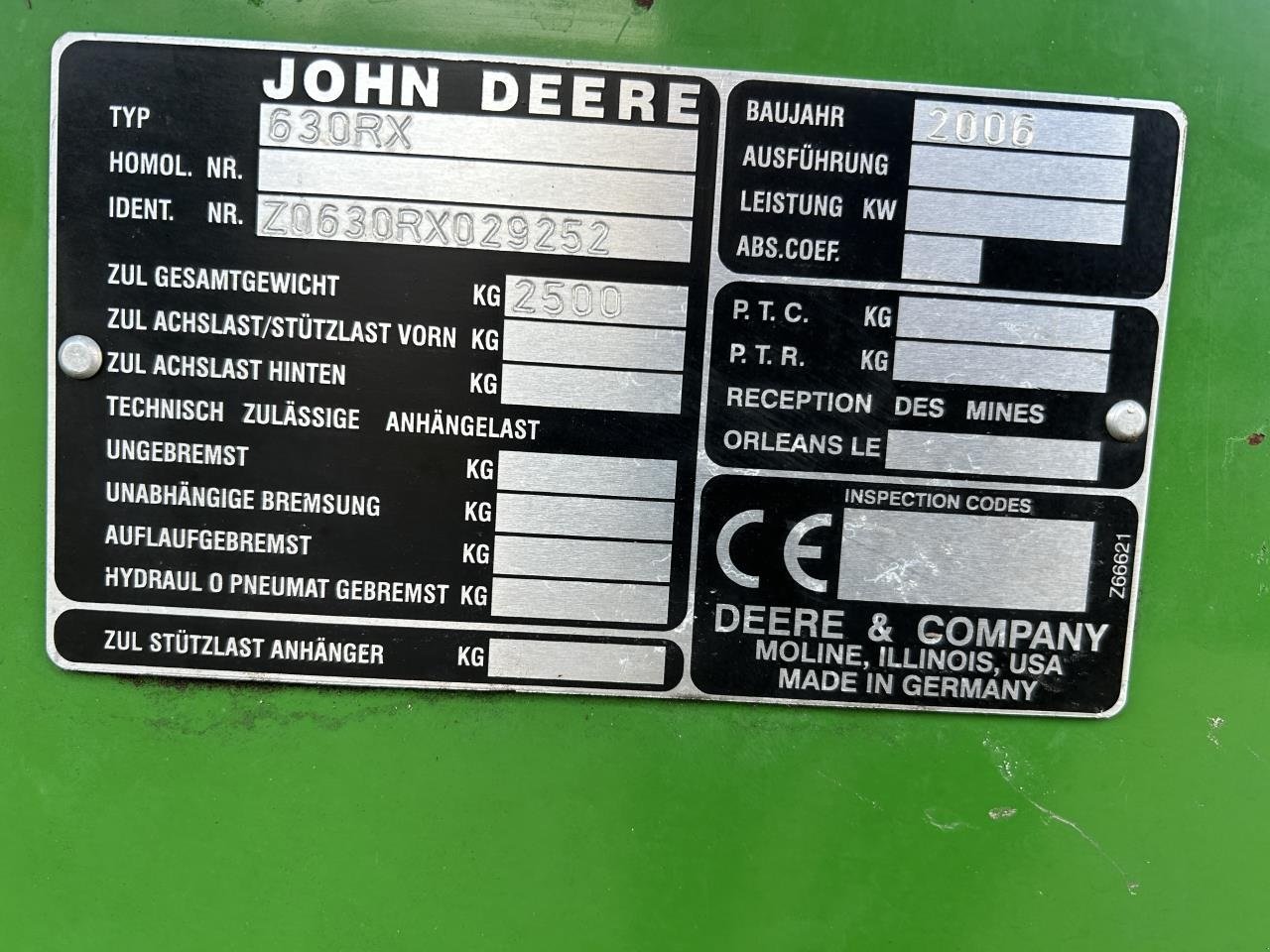 Schneidwerk des Typs John Deere 630R, Gebrauchtmaschine in Bramming (Bild 4)