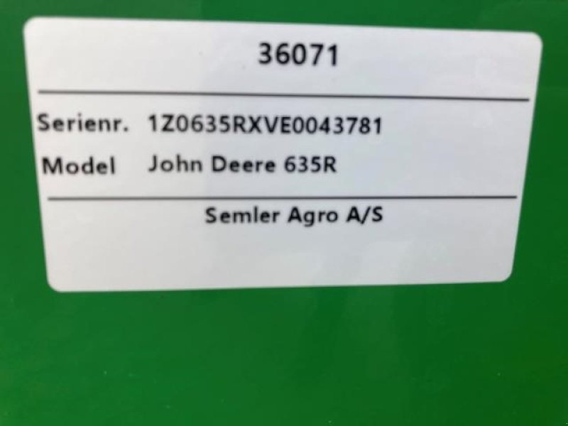 Schneidwerk typu John Deere 635R, Gebrauchtmaschine w Bramming (Zdjęcie 9)