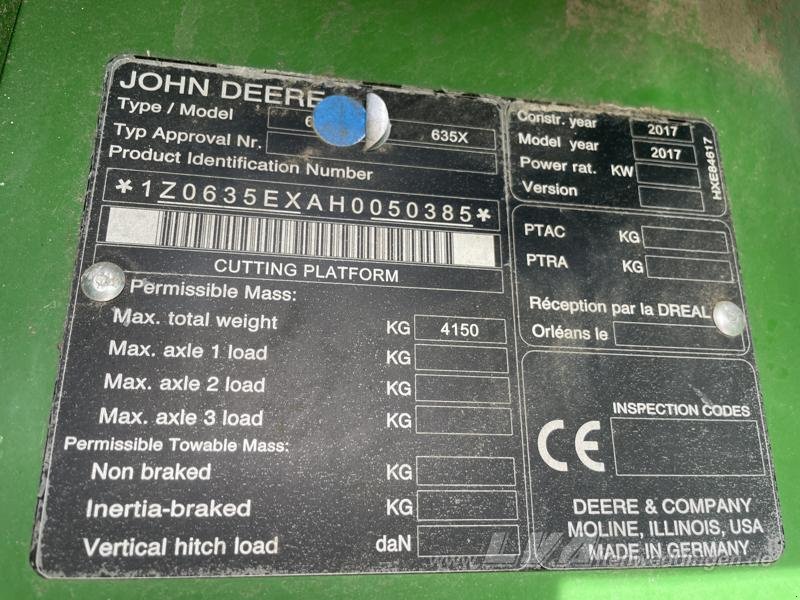 Schneidwerk tipa John Deere 635X, Gebrauchtmaschine u Sülzetal (Slika 8)