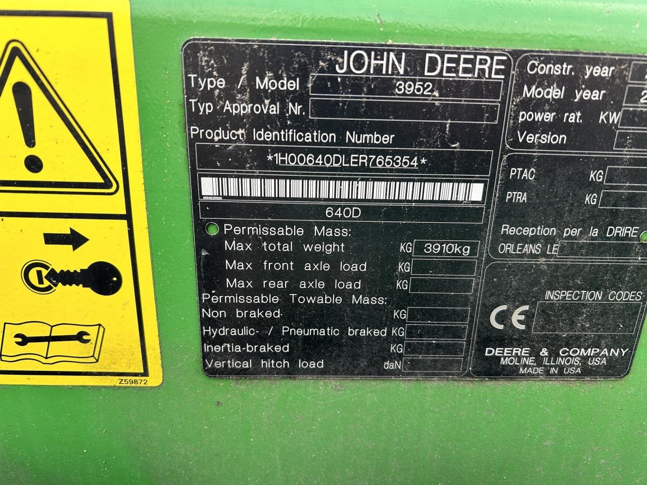 Schneidwerk des Typs John Deere 640D, Gebrauchtmaschine in Bramming (Bild 6)