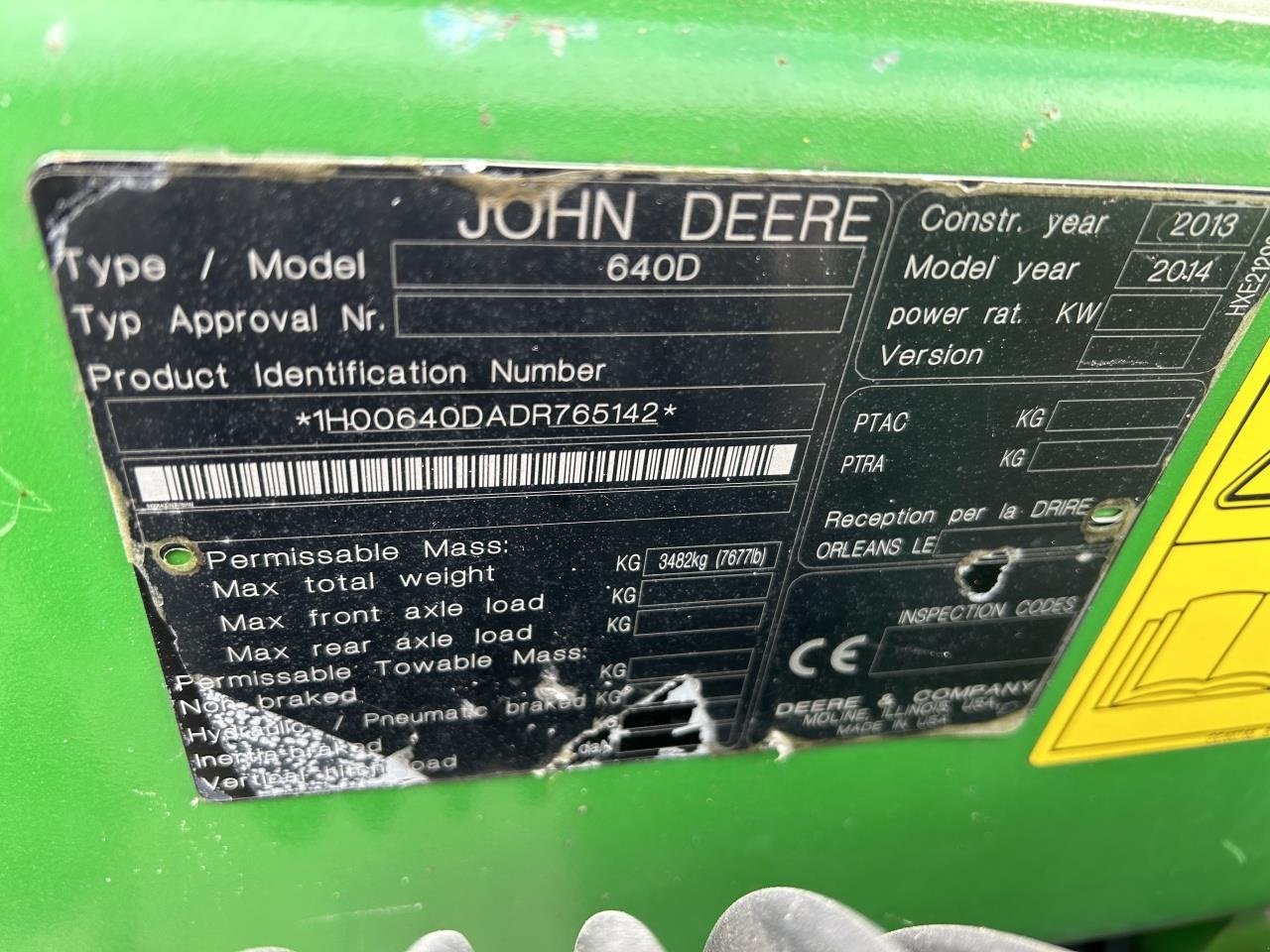 Schneidwerk des Typs John Deere 640D, Gebrauchtmaschine in Bramming (Bild 8)