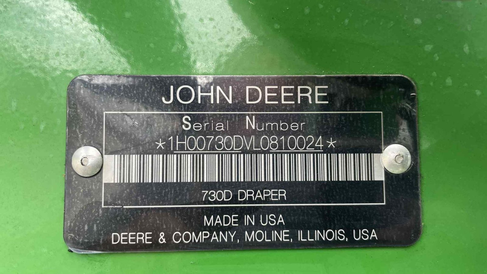 Schneidwerk du type John Deere 730D Draper Skærebord, Gebrauchtmaschine en Mariager (Photo 12)