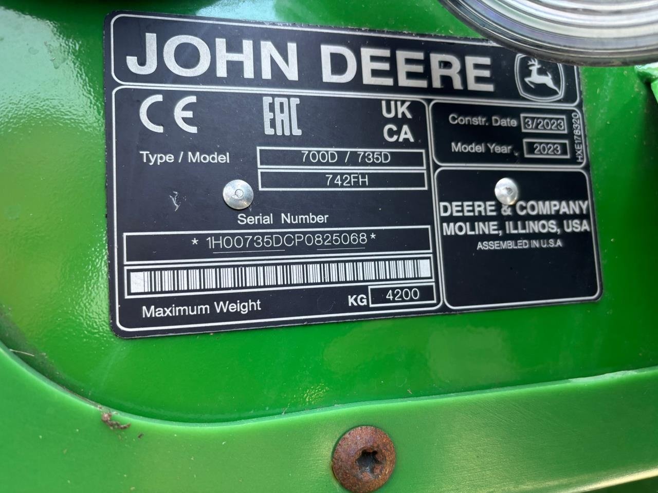 Schneidwerk tipa John Deere 735D, Gebrauchtmaschine u Bramming (Slika 12)