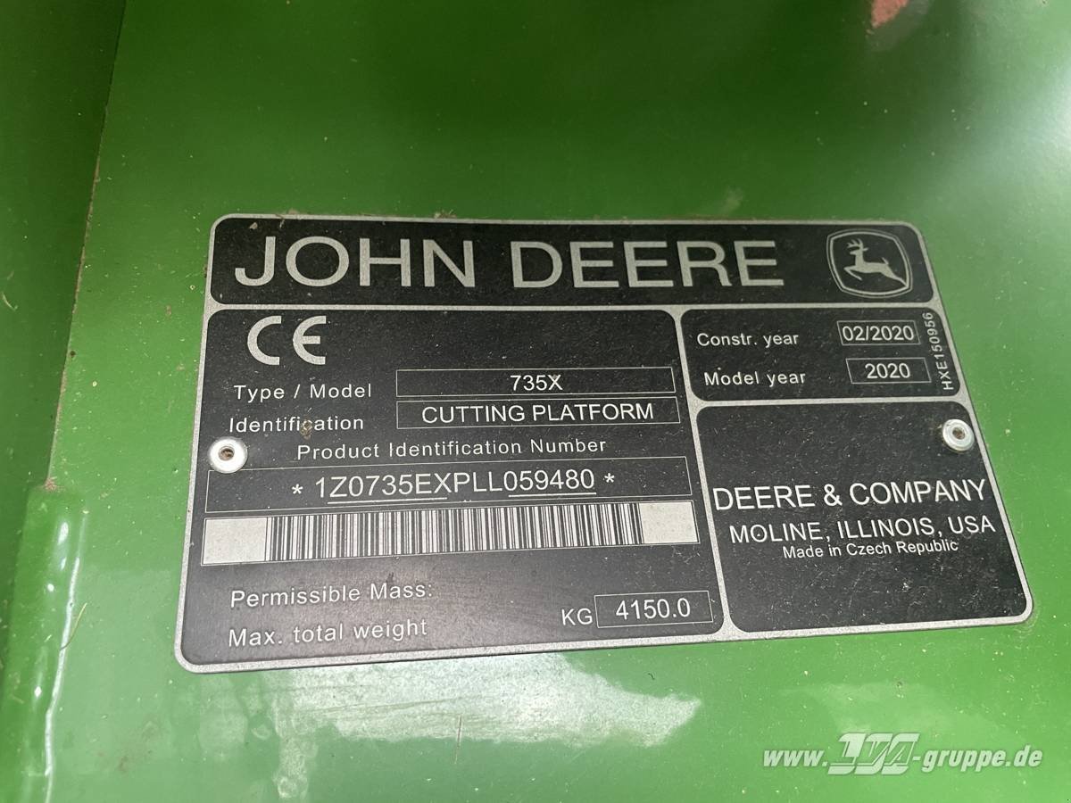 Schneidwerk del tipo John Deere 735X, Gebrauchtmaschine In Sülzetal OT Altenweddingen (Immagine 8)