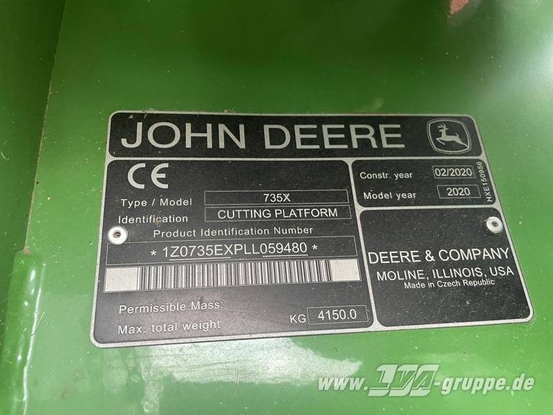Schneidwerk des Typs John Deere 735X, Gebrauchtmaschine in Sülzetal OT Altenweddingen (Bild 8)