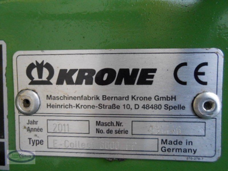 Schneidwerk типа Krone Easy Collect 6000 FP, Gebrauchtmaschine в Münzkirchen (Фотография 7)
