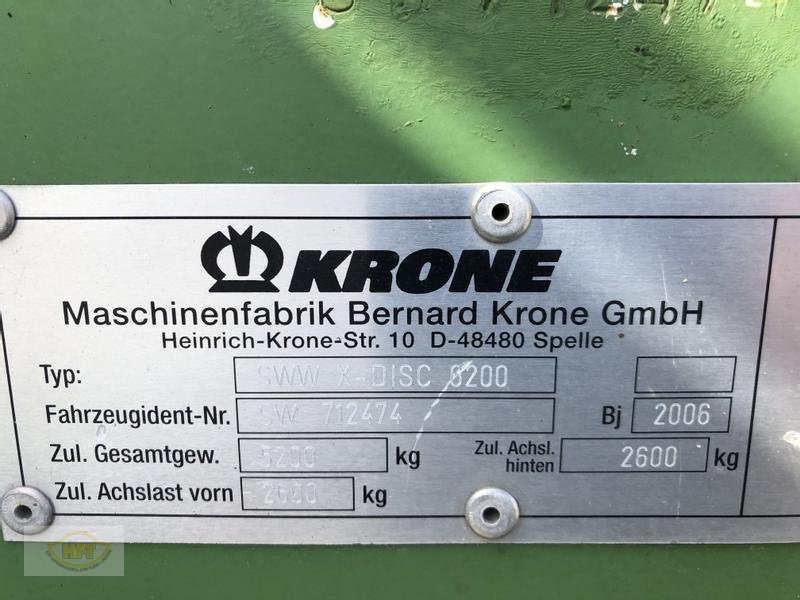 Schneidwerk of the type Krone X- Disc 6200, Gebrauchtmaschine in Waldkappel (Picture 7)
