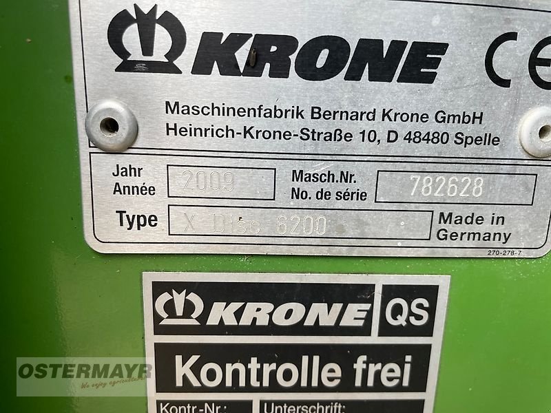 Schneidwerk des Typs Krone X DISC 6200, Gebrauchtmaschine in Rohr i .NB (Bild 8)