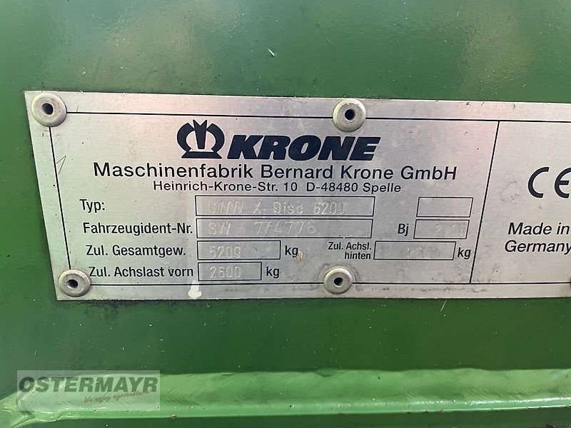 Schneidwerk des Typs Krone X DISC 6200, Gebrauchtmaschine in Rohr i .NB (Bild 7)