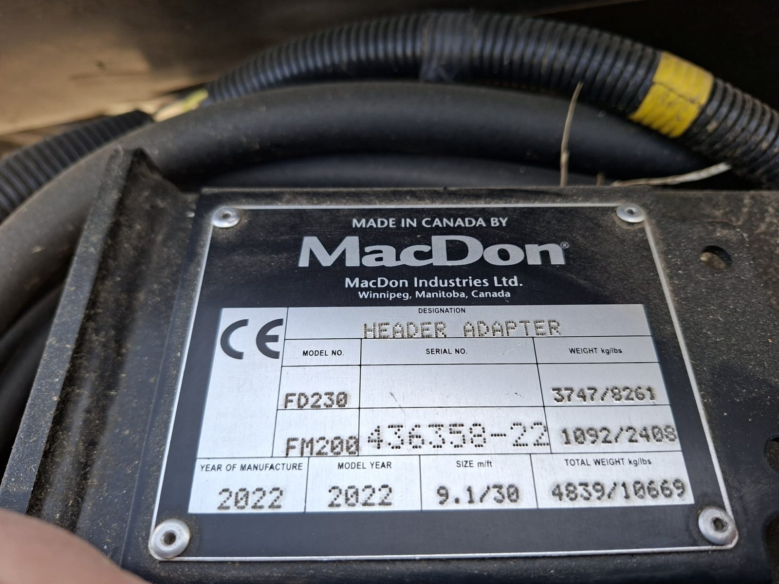 Schneidwerk typu Mac Don FD 230, Gebrauchtmaschine w Schmidgaden (Zdjęcie 7)