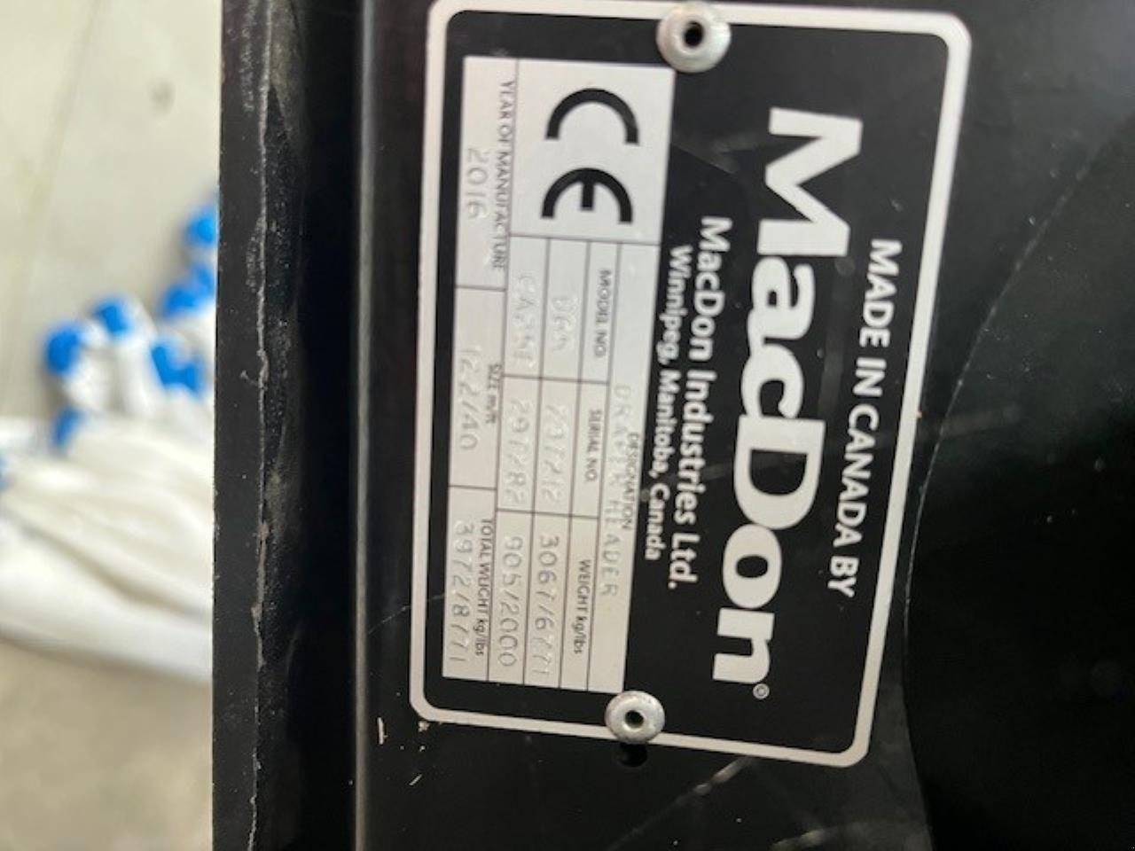 Schneidwerk des Typs MacDon D65 SEJLSKÆRBORD, Gebrauchtmaschine in Maribo (Bild 4)