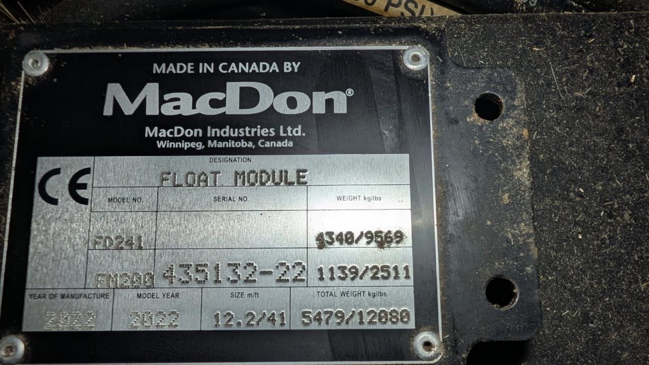 Schneidwerk типа MacDon FD241, Gebrauchtmaschine в Maribo (Фотография 5)