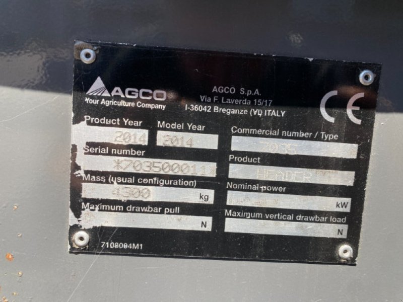 Schneidwerk typu Massey Ferguson 35" Powerflow, Gebrauchtmaschine v Hemmet (Obrázek 13)