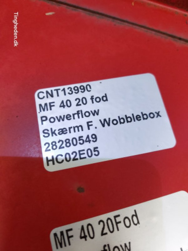 Schneidwerk του τύπου Massey Ferguson 40, Gebrauchtmaschine σε Hemmet (Φωτογραφία 13)