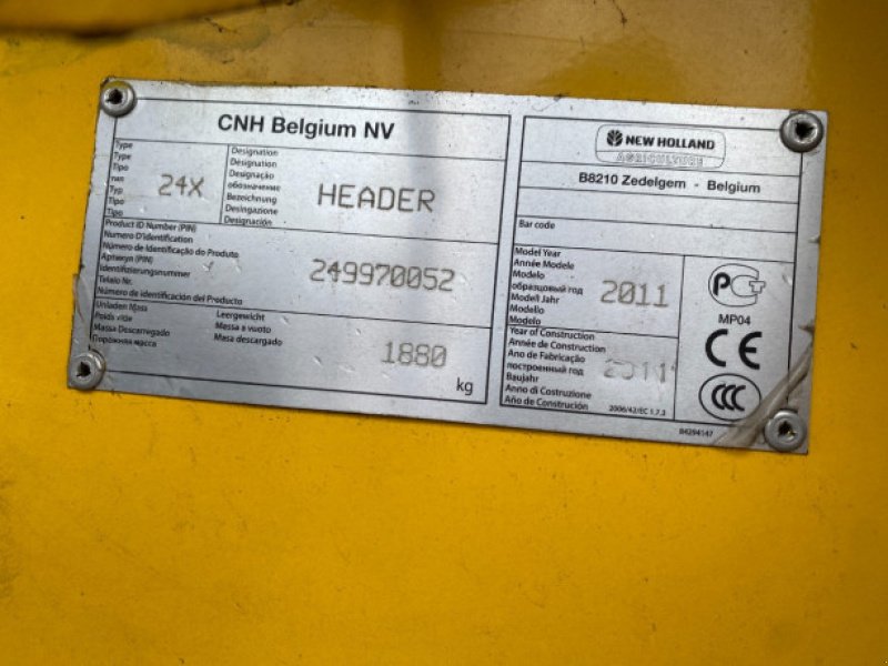 Schneidwerk typu New Holland 24", Gebrauchtmaschine v Hemmet (Obrázek 12)